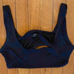 Naked Wardrobe swim black bikini top